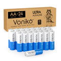 Voniko AA Batteries 24 Pack - 1.5V Alkaline Double A Batteries