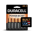 Duracell Coppertop AA Batteries, 6 Count, 12-Year Shelf Life, Long-lasting